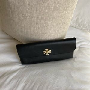 Tory Burch Black Leather Clutch